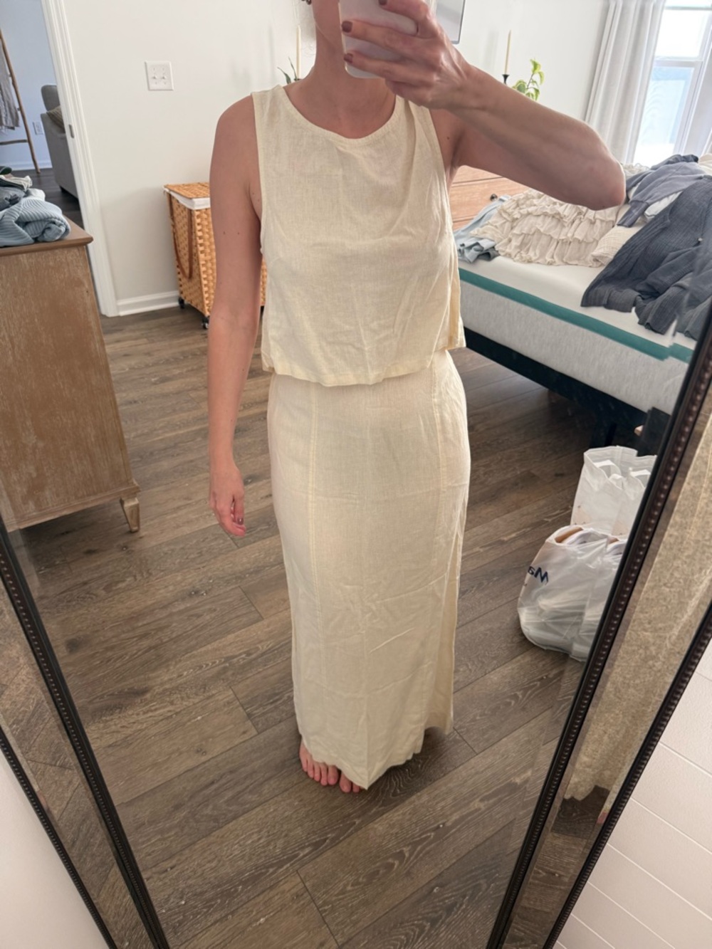 Free people linen set